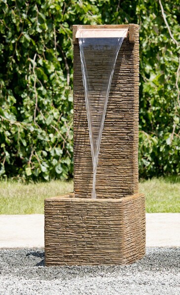 Terrain Wall Fountain with Light